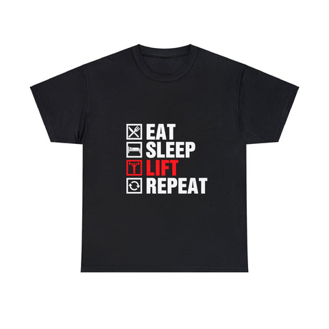 Eat Sleep Lift Repeat-Tshirt